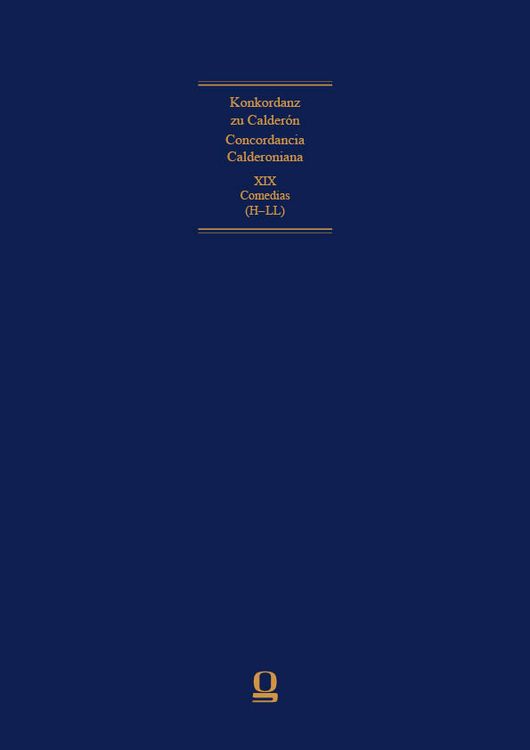 Produktbild: Concordancia Calderoniana / Konkordanz zu Calder&oacute;n