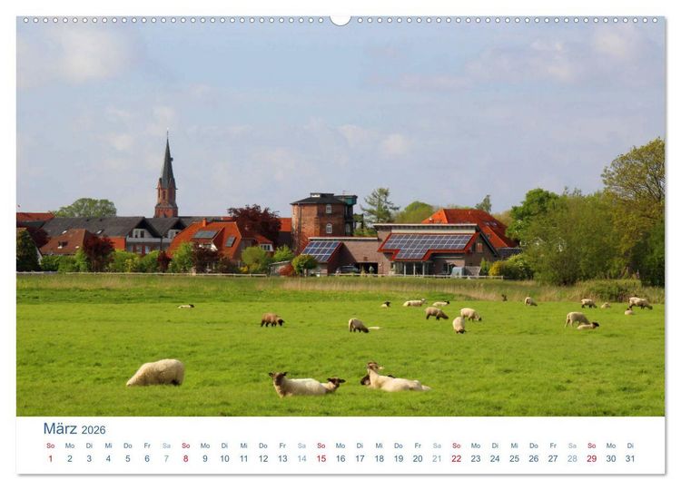 Produktbild: Butjadingen 2026. Impressionen zwischen Jade und Weser (Wandkalender 2026 DIN A2 quer), CALVENDO Monatskalender