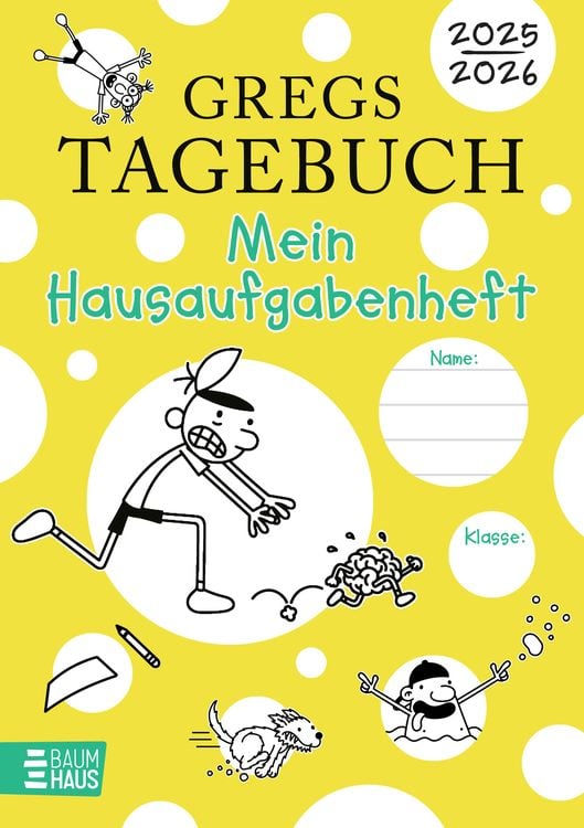 Produktbild: Gregs Tagebuch - Mein Hausaufgabenheft 2025/2026