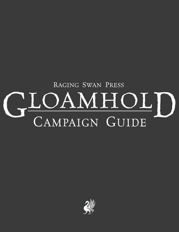 Produktbild: Raging Swan's Gloamhold Campaign Guide
