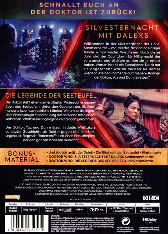 Produktbild: Doctor Who - Silvesternacht mit Daleks / Die Legende der Seeteufel