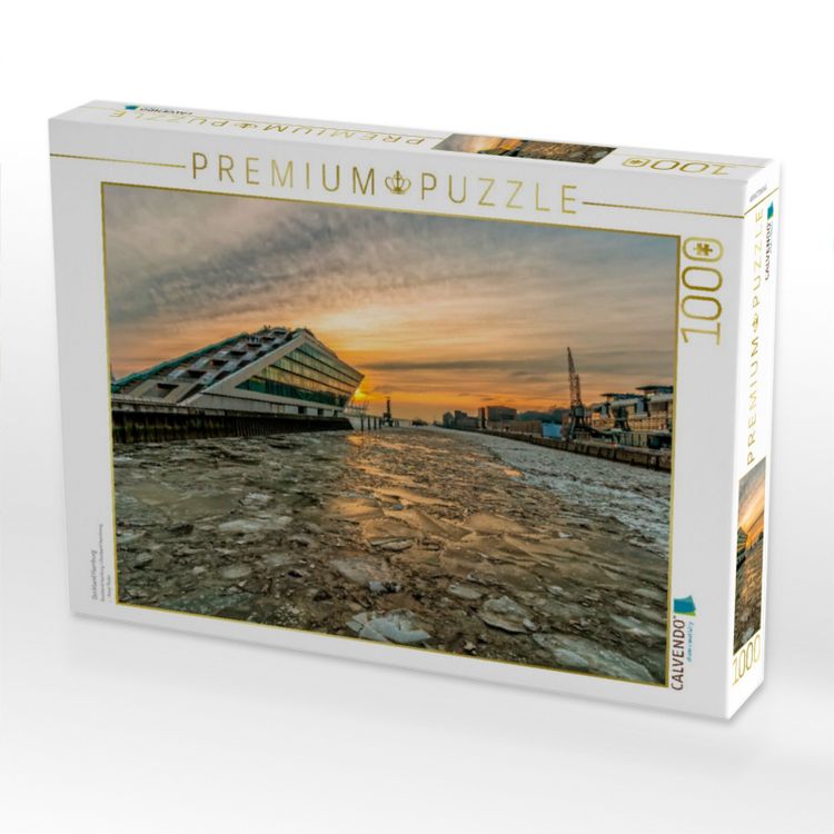 Produktbild: CALVENDO Puzzle Dockland Hamburg | 1000 Teile Lege-Gr&ouml;&szlig;e 64x48cm Foto-Puzzle f&uuml;r gl&uuml;ckliche Stunden
