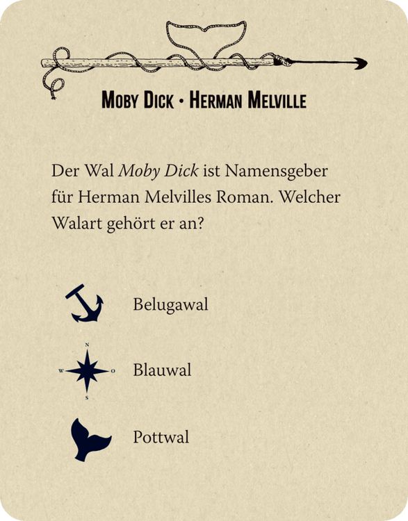 Produktbild: Schachtelspiel: Moby Dick - Das Quiz