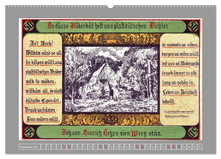 Produktbild: Gru&szlig; aus Itzehoe (hochwertiger Premium Wandkalender 2026 DIN A2 quer), Kunstdruck in Hochglanz