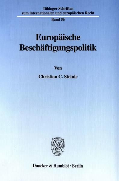 Produktbild: Europ&auml;ische Besch&auml;ftigungspolitik.