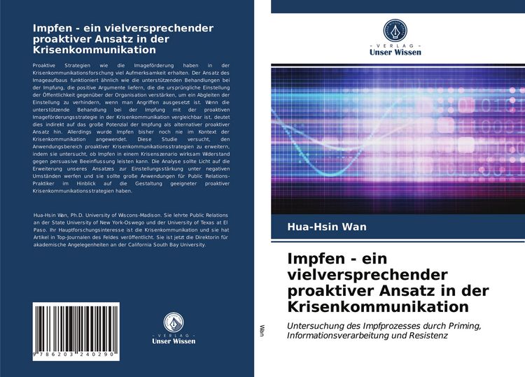Produktbild: Impfen - ein vielversprechender proaktiver Ansatz in der Krisenkommunikation