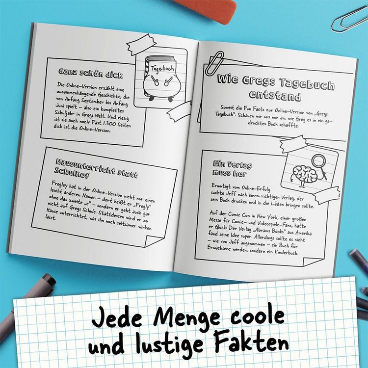 Produktbild: Unn&uuml;tzes Wissen f&uuml;r Fans von Greg & seinem Tagebuch &ndash; Die inoffizielle Sammlung