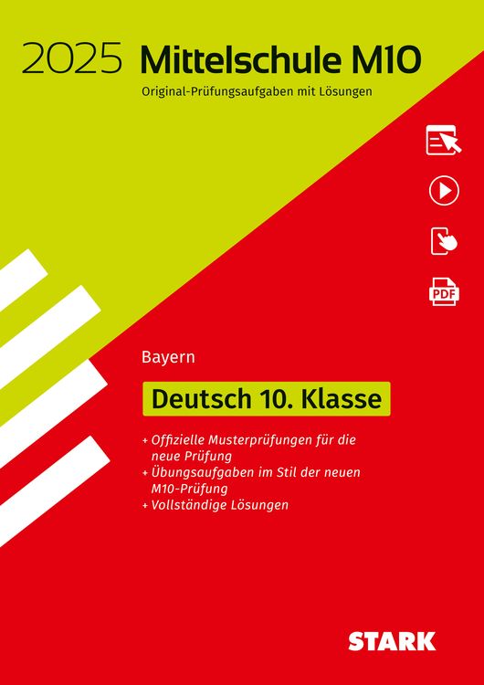 Bild vom Artikel STARK Original-Prüfungen Mittelschule M10 2025 - Deutsch - Bayern vom Autor 