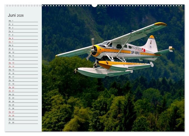 Produktbild: Faszination Wasserflugzeuge (hochwertiger Premium Wandkalender 2026 DIN A2 quer), Kunstdruck in Hochglanz
