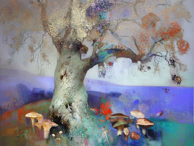 Produktbild: CALVENDO Puzzle Alte Eiche | 1000 Teile Lege-Gr&ouml;&szlig;e 64x48cm Foto-Puzzle f&uuml;r gl&uuml;ckliche Stunden