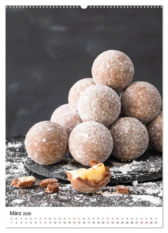 Produktbild: Leckereien - Food art (hochwertiger Premium Wandkalender 2026 DIN A2 hoch), Kunstdruck in Hochglanz