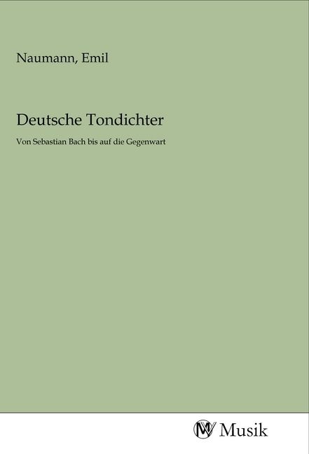 Produktbild: Deutsche Tondichter