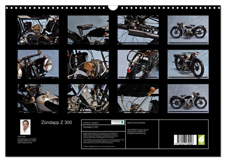 Produktbild: Z&uuml;ndapp Z 300 (Wandkalender 2026 DIN A3 quer), CALVENDO Monatskalender
