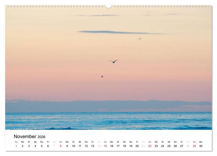 Produktbild: D&auml;nemark - Lyset Land (hochwertiger Premium Wandkalender 2026 DIN A2 quer), Kunstdruck in Hochglanz