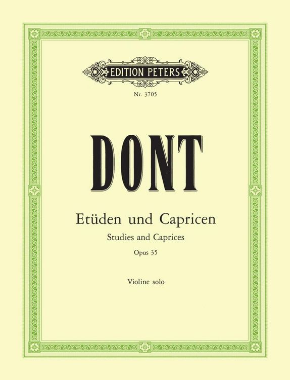 Produktbild: 24 Etudes and Caprices Op. 35 for Violin