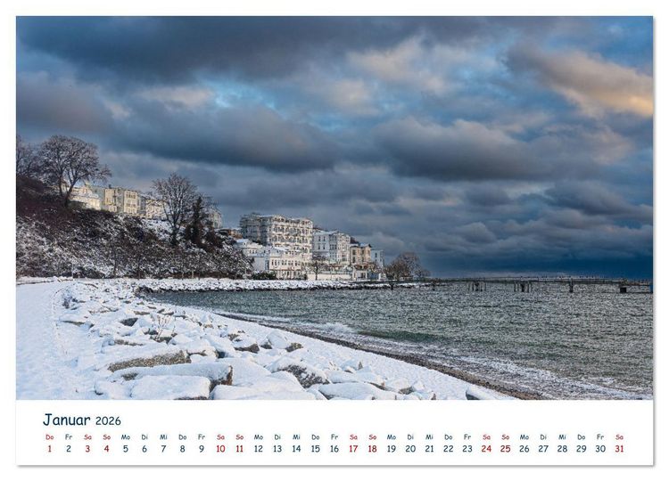 Produktbild: Verliebt in R&uuml;gen (Wandkalender 2026 DIN A2 quer), CALVENDO Monatskalender