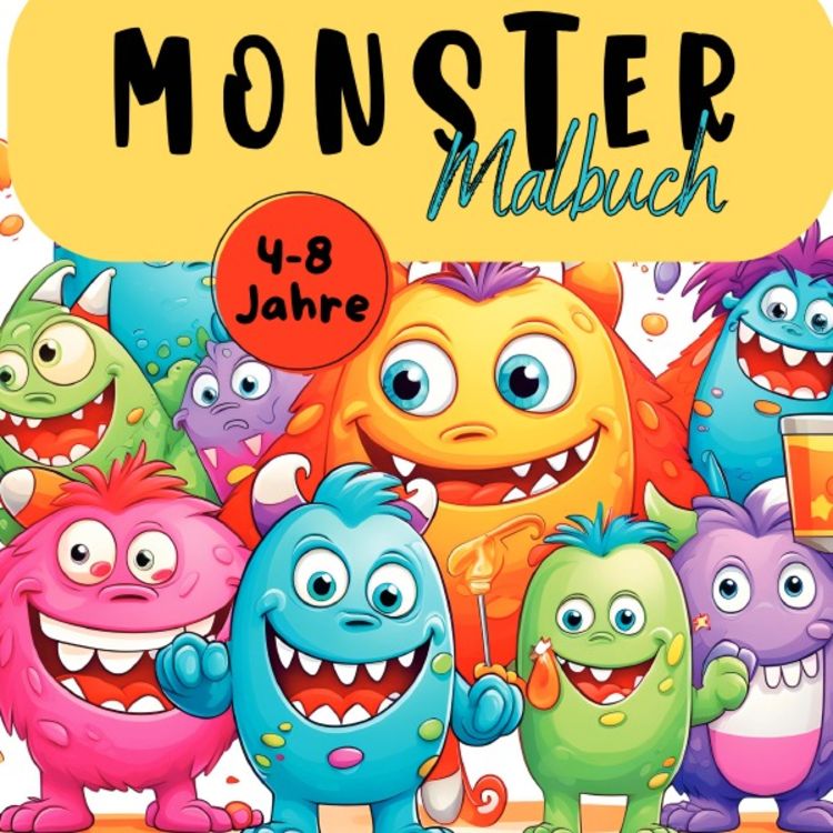 Produktbild: Monster Malbuch