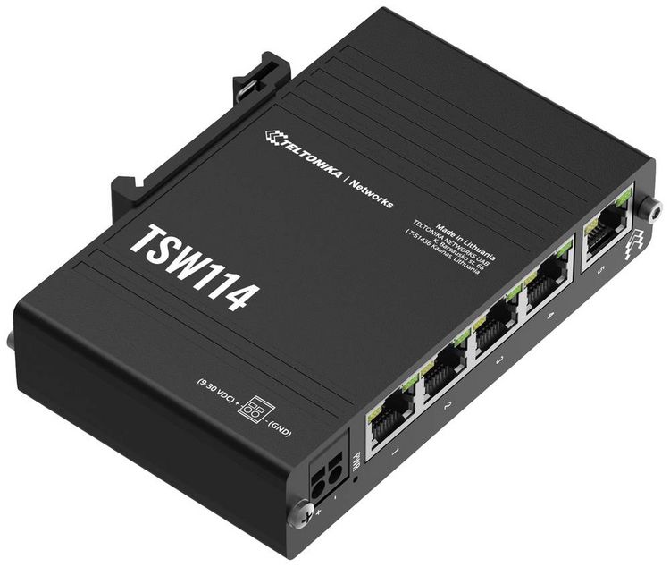 Produktbild: Teltonika TSW114 TSW114 Ethernet Switch