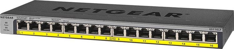 Produktbild: NETGEAR 16-Port PoE-PoE+GB unmanaged Switch 76W