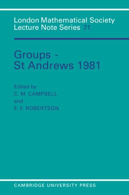 Produktbild: Groups - St Andrews 1981