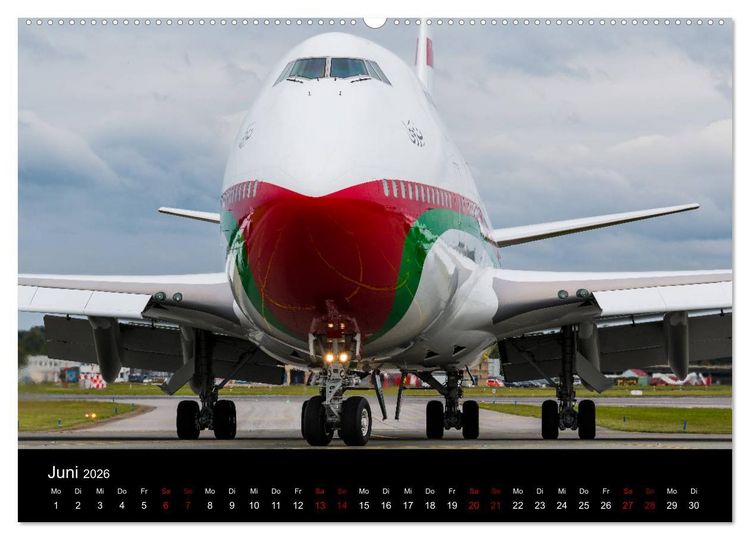 Produktbild: Leidenschaft Flugzeuge (hochwertiger Premium Wandkalender 2026 DIN A2 quer), Kunstdruck in Hochglanz
