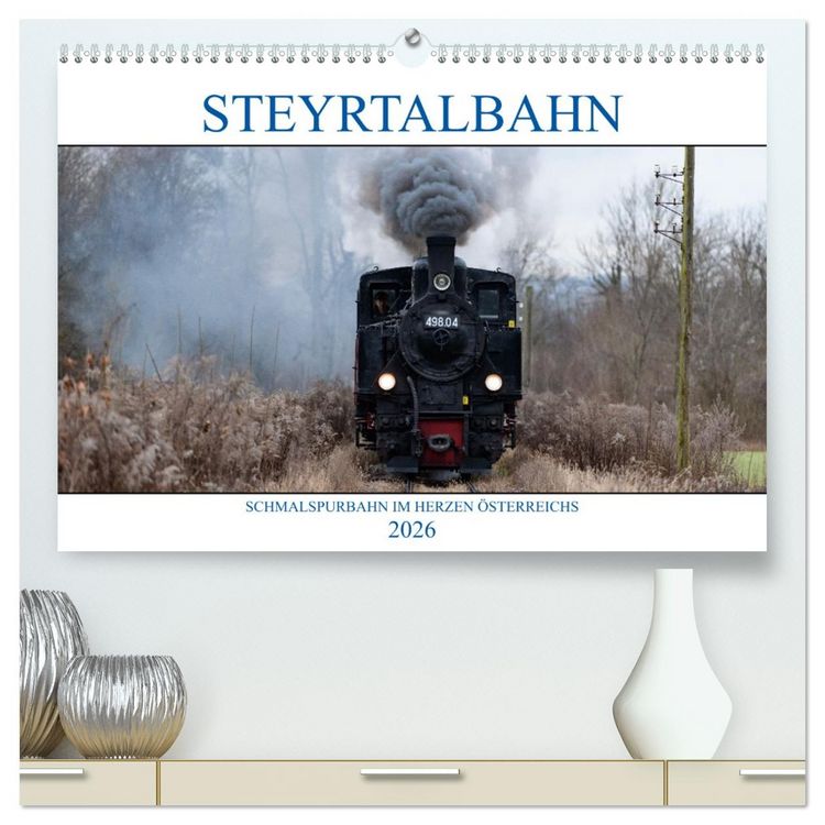 Produktbild: Steyrtalbahn (hochwertiger Premium Wandkalender 2026 DIN A2 quer), Kunstdruck in Hochglanz