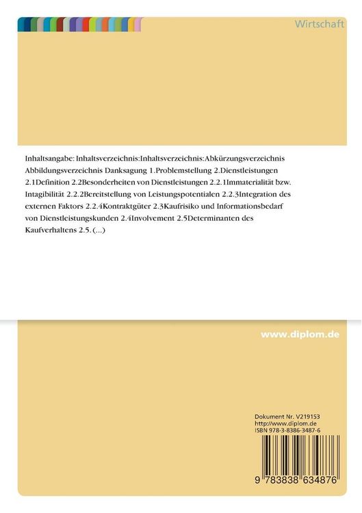 Produktbild: Beeinflussung der Kundenbewertung &uuml;ber die subjektive Qualit&auml;tsdimension Image im Dienstleistungsbereich