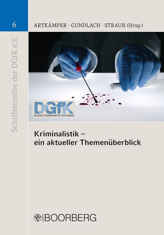 Produktbild: Kriminalistik - ein aktueller Themen&uuml;berblick