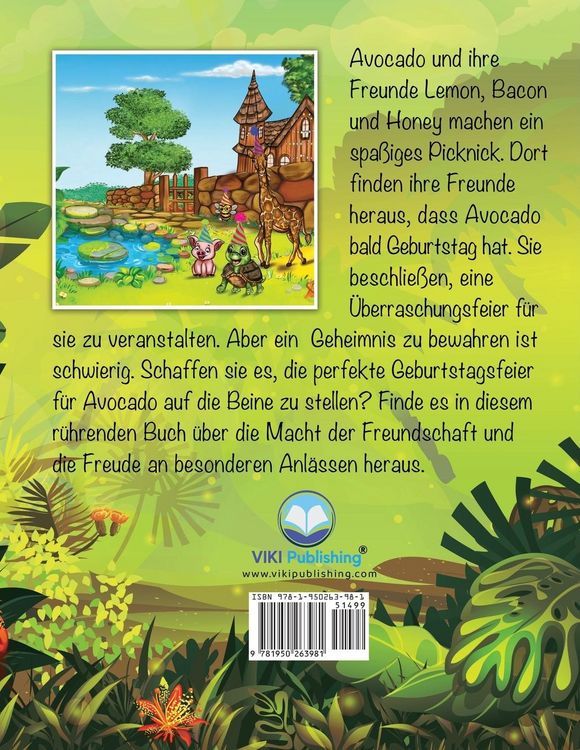 Produktbild: Avocados &Uuml;berraschungsfeier! (Avocado's Surprise Birthday Party - German Edition)