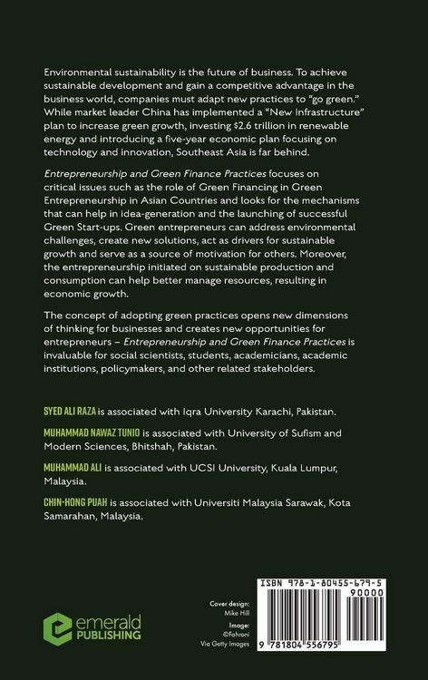 Produktbild: Entrepreneurship and Green Finance Practices