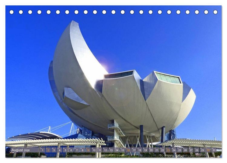Produktbild: Singapur. Stadt der Superlative (Tischkalender 2026 DIN A5 quer), CALVENDO Monatskalender