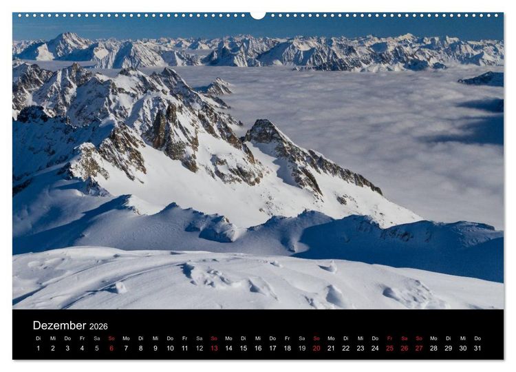 Produktbild: Momente der Sehnsucht: Schweizer Bergwelten (hochwertiger Premium Wandkalender 2026 DIN A2 quer), Kunstdruck in Hochglanz
