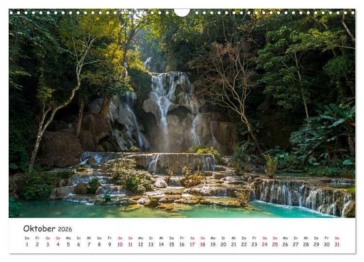 Produktbild: Laos - Im Herzen Indochinas (Wandkalender 2026 DIN A3 quer), CALVENDO Monatskalender