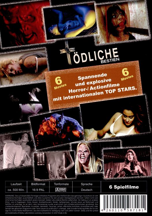 Produktbild: T&ouml;dliche Bestien (6-DVD-Box)