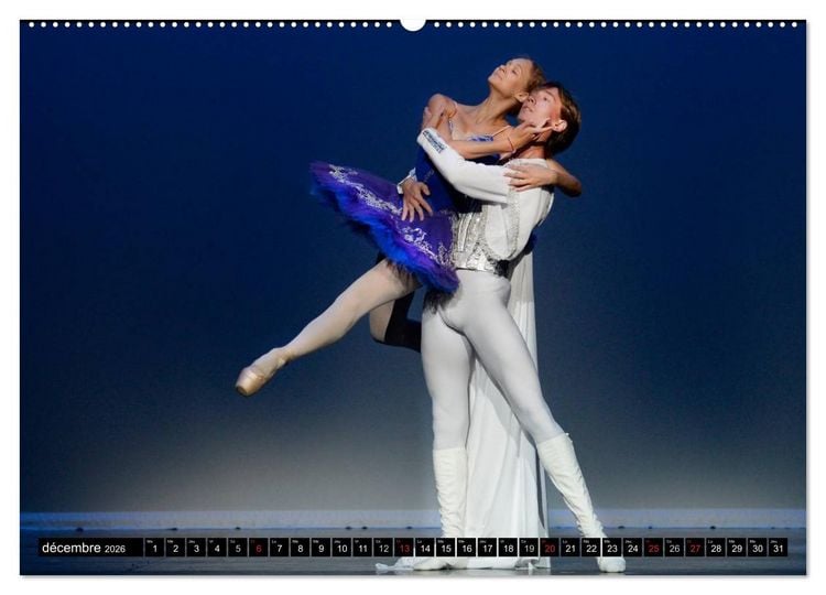 Produktbild: Vaganova, ballet imp&eacute;rial (Calendrier mural 2026 DIN A2 vertical) calendrier de bureau