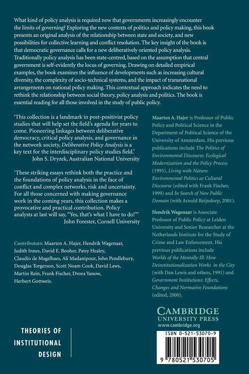 Produktbild: Deliberative Policy Analysis
