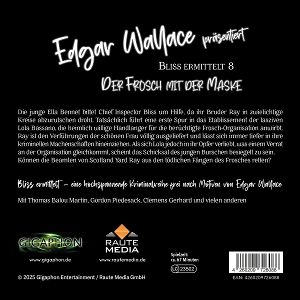 Produktbild: Edgar Wallace - Bliss ermittelt - Der Frosch mit der Maske,1 Audio-CD
