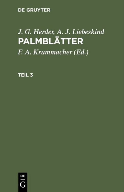 Produktbild: Palmbl&auml;tter. Teil 3