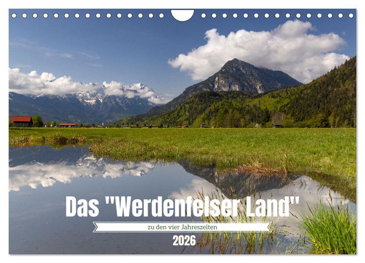 Produktbild: Werdenfelser Land (Wandkalender 2026 DIN A4 quer), CALVENDO Monatskalender