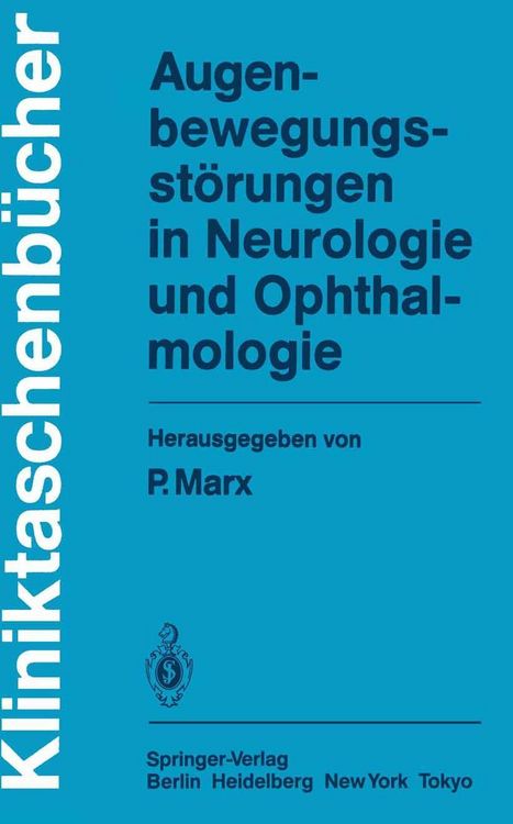Produktbild: Augenbewegungsst&ouml;rungen in Neurologie und Ophthalmologie