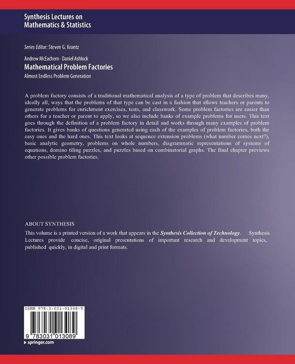 Produktbild: Mathematical Problem Factories