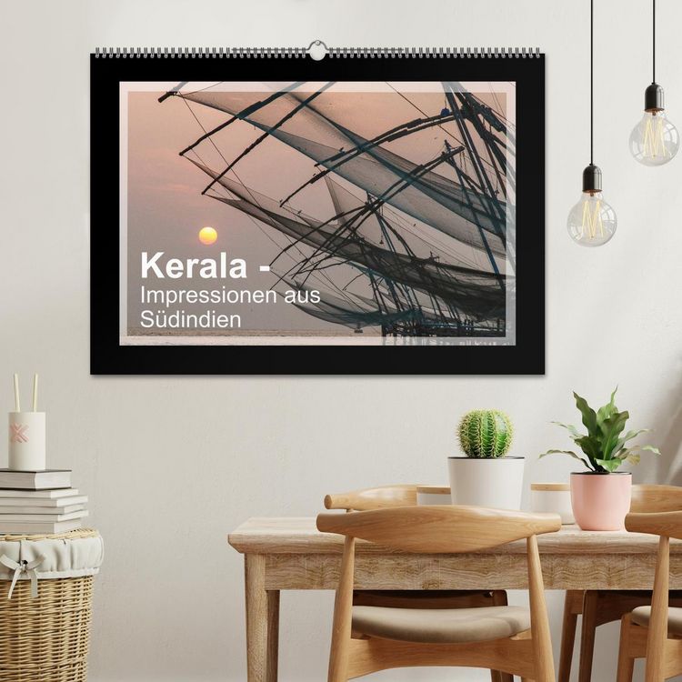 Produktbild: Kerala - Impressionen aus S&uuml;dindien (Wandkalender 2026 DIN A2 quer), CALVENDO Monatskalender