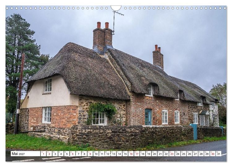 Produktbild: Englands charmante Wohnh&auml;user (Wandkalender 2027 DIN A3 quer), CALVENDO Monatskalender