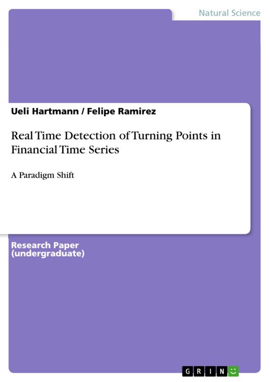 Produktbild: Real Time Detection of Turning Points in Financial Time Series