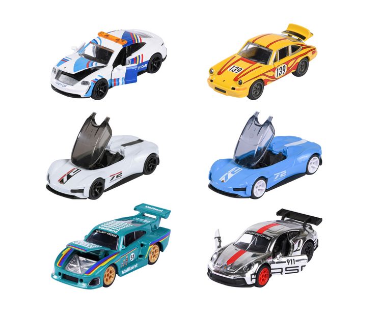Produktbild: Porsche Deluxe Cars, 6-sort.