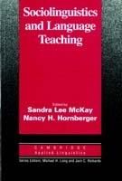 Produktbild: Sociolinguistics and Language Teaching