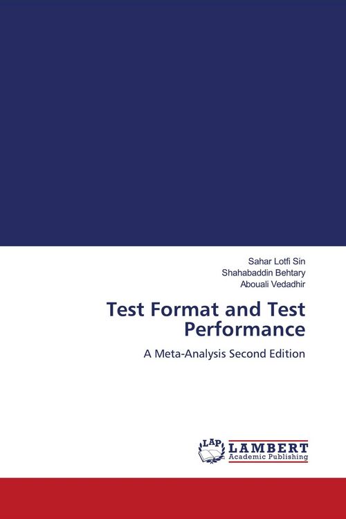 Produktbild: Test Format and Test Performance