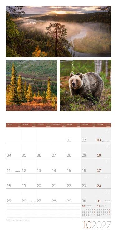Produktbild: Colours of Nature Kalender 2027 - 30x30 - Art12
