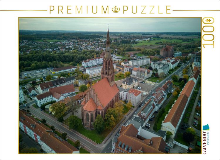 Produktbild: CALVENDO Puzzle Demmin | 1000 Teile Lege-Gr&ouml;&szlig;e 64x48cm Foto-Puzzle f&uuml;r gl&uuml;ckliche Stunden