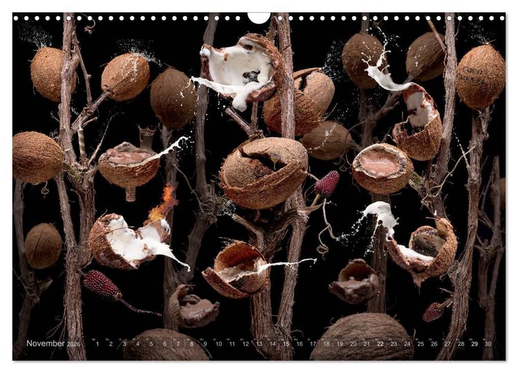 Produktbild: Flora miracula - Die wundersame Welt des Fotografen Olaf Bruhn (Wandkalender 2026 DIN A3 quer), CALVENDO Monatskalender